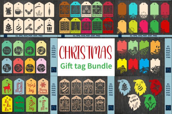 Download Christmas Gift Tag SVG Mega Bundle - Christmas gift tag svg Collection