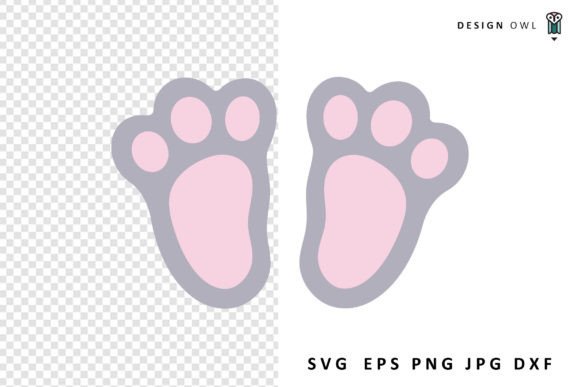 Download Bunny Feet SVG File - Svg file Collection