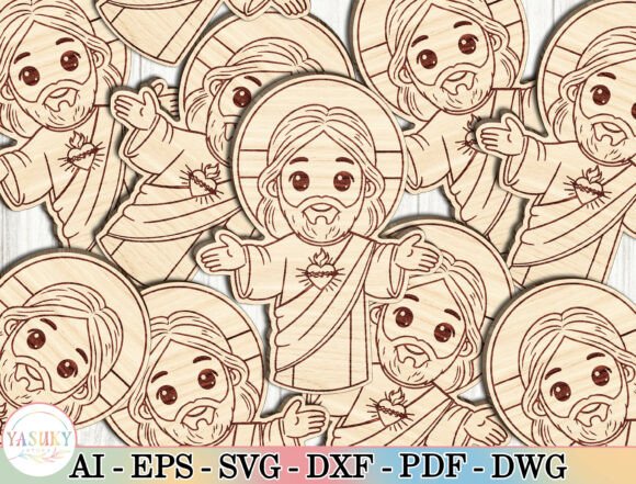 Download Sacred Heart of Jesus Laser Cut File Svg - Cut file svg Collection