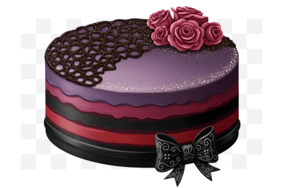 Download Gothic Coquette Birthday Cake PNG - Birthday cake png Collection
